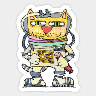 Space sausage Sticker